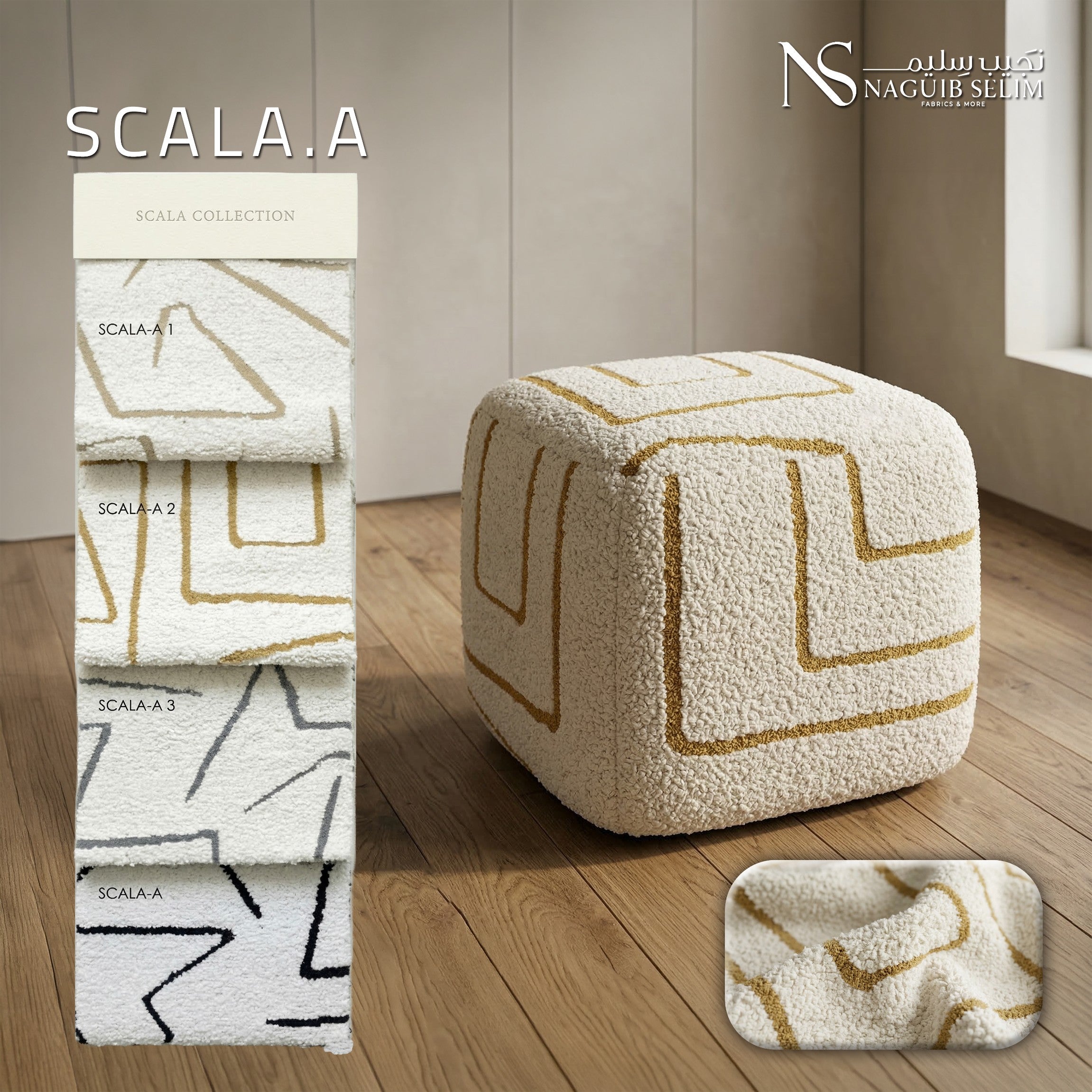 SCALA-A Upholstery Linen Fabric
