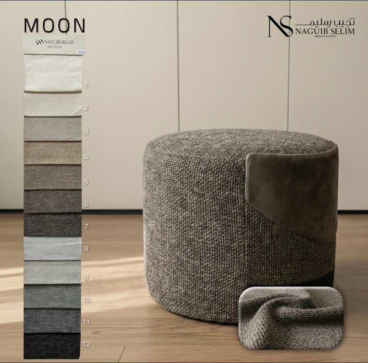 Moon Upholstery Silk Fabric