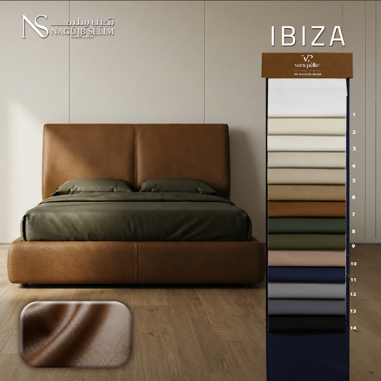 Ibiza Upholstery Leather Fabric