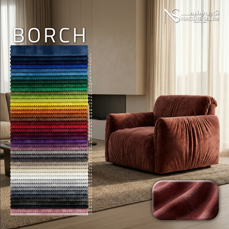 BORCH Upholstery Velvet Fabric