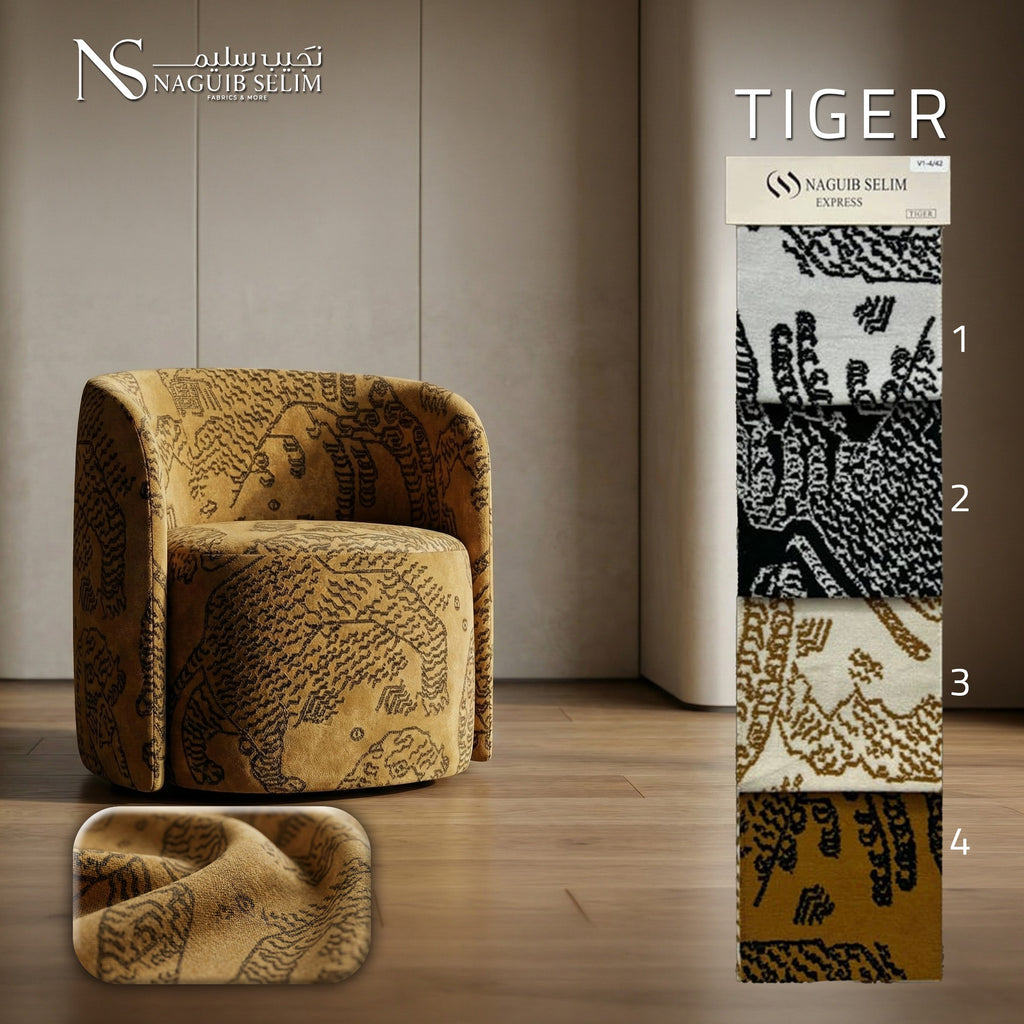 TIGER Upholstery Linen Fabric