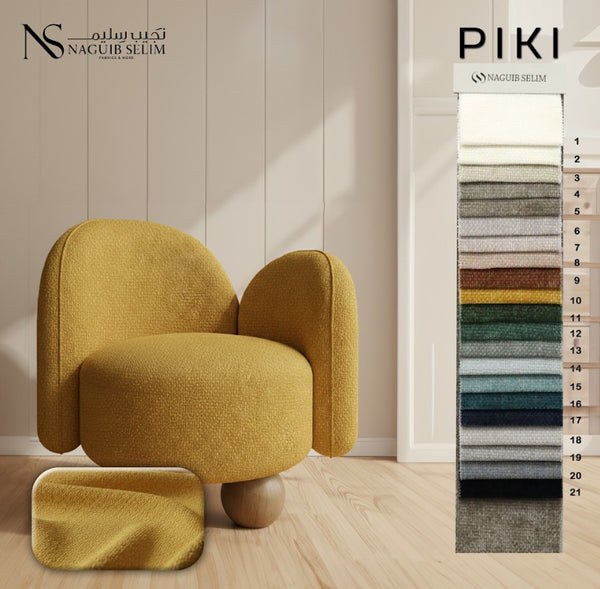 Piki Upholstery Linen Fabric