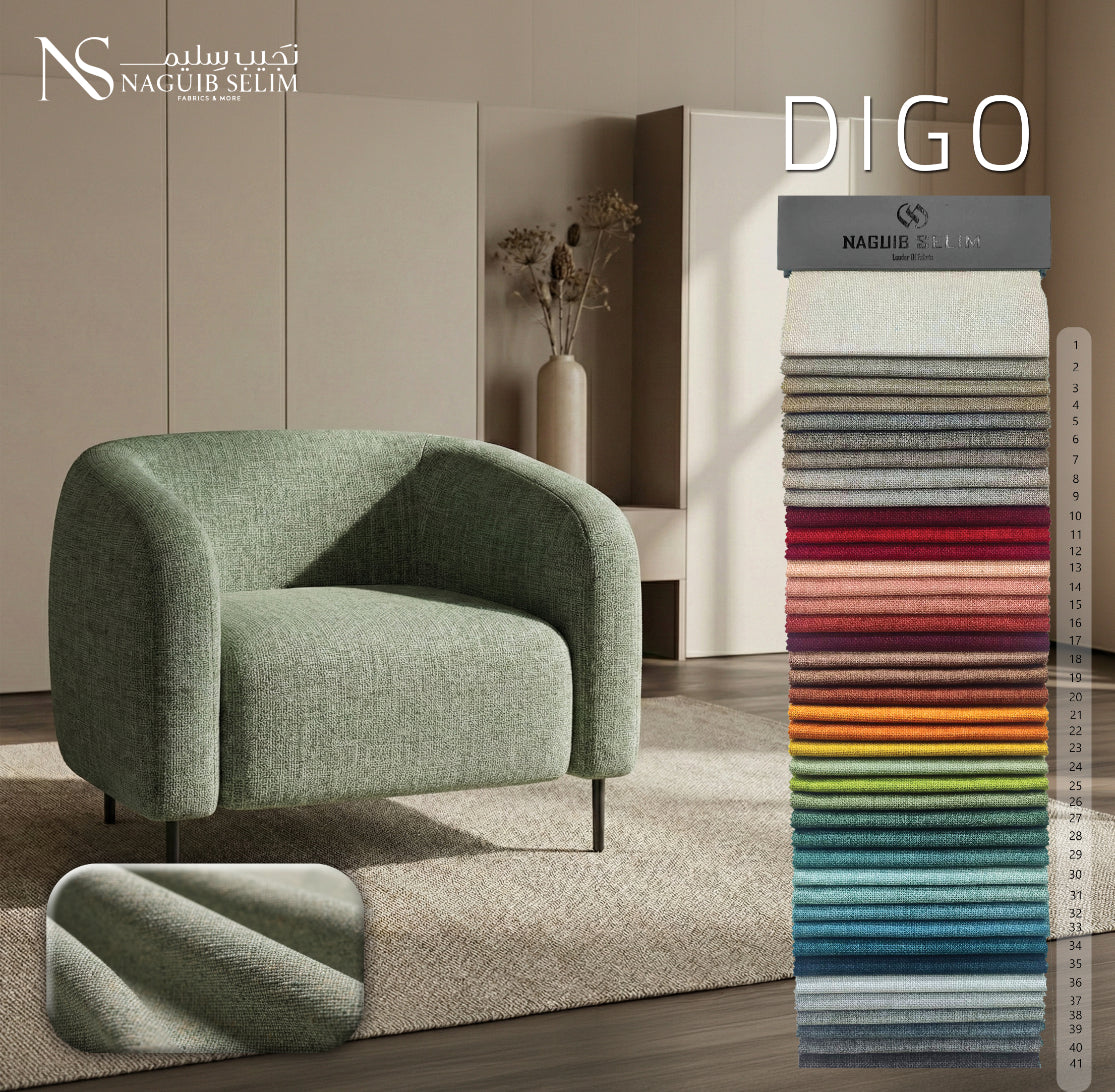 Digo Upholstery Linen Fabric