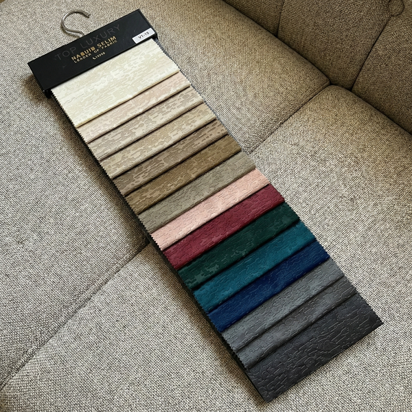 Crocodile Upholstery Suede Fabric