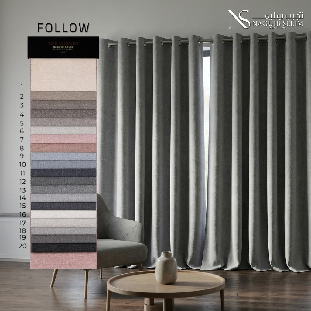 Follow Linen Heavy Curtain