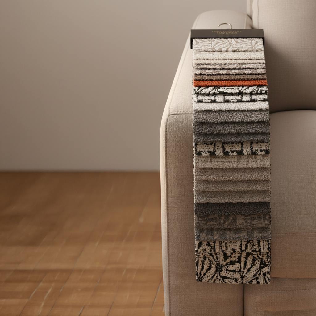 Fluffy Upholstery Linen Fabric