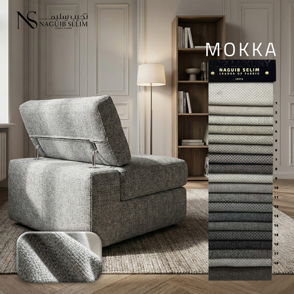MOKKA Upholstery Linen Fabric