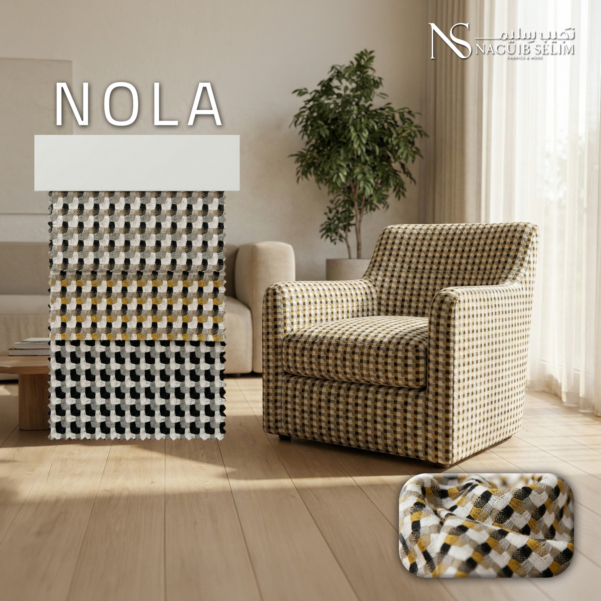 NOLA Upholstery Linen Fabric