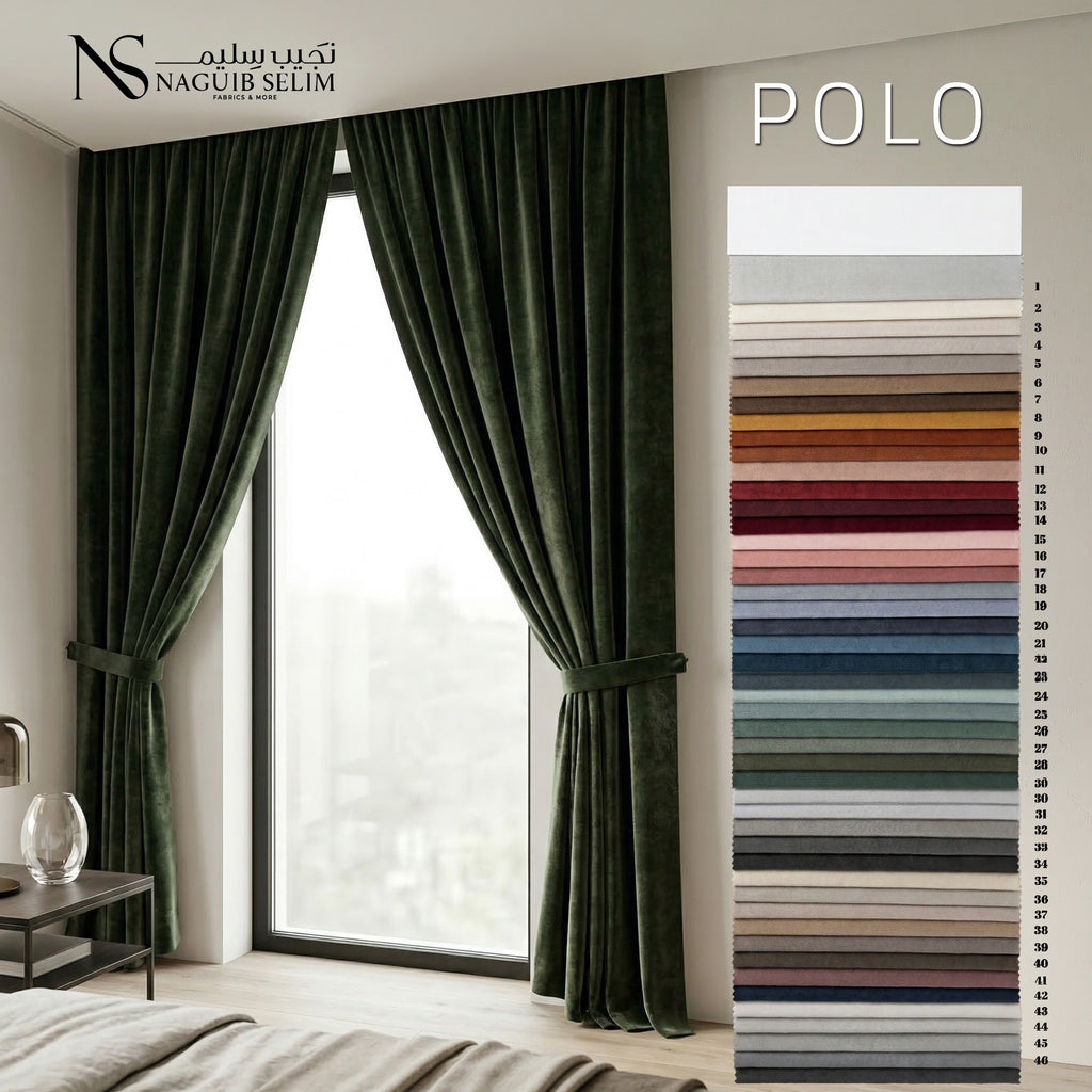 Polo Velvet Heavy Curtain