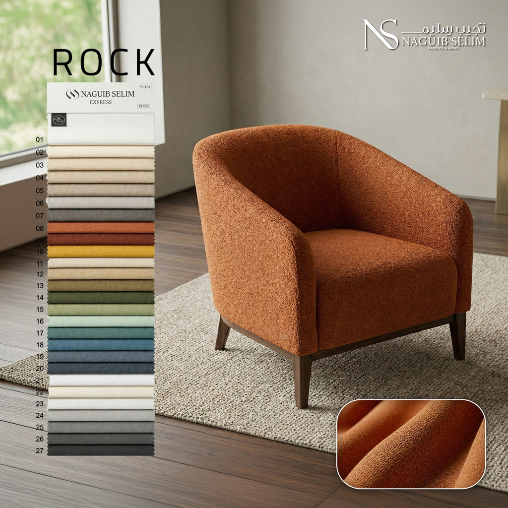 Rock Upholstery Linen Fabric