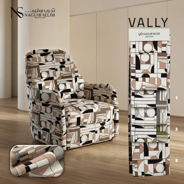 VALLY Upholstery Linen Fabric