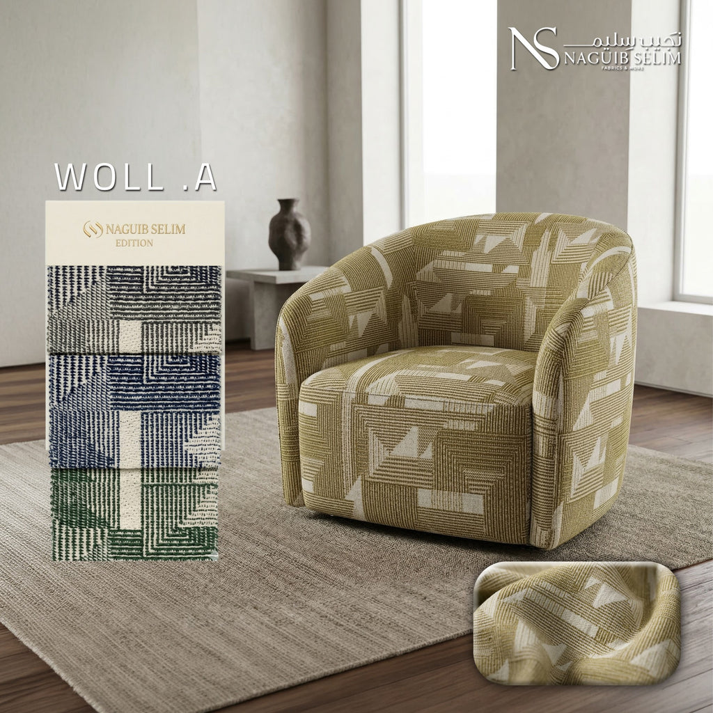 WOLL A Upholstery Linen Fabric